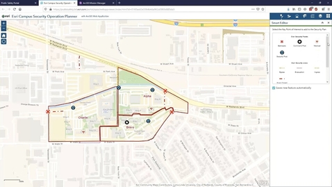 Thumbnail for entry ArcGIS Mission for Security Operations: Tactical Situational Awareness and Mission Management