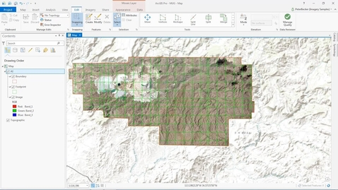 Thumbnail for entry Esri Mining Webinar Series - Creating a Source Mosaic Dataset from a Collection of Tiled MrSID Files