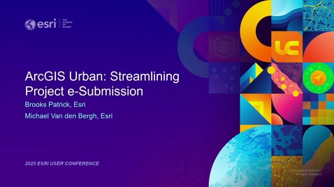Thumbnail for ArcGIS Urban: Streamlining Project E-Submission