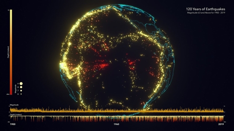 Thumbnail for Animated Maps: 120 Years of Earthquakes (4K)
