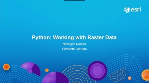 Thumbnail for Python: Working with Raster Data