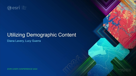 Thumbnail for ArcGIS: Utilizing Demographic Content