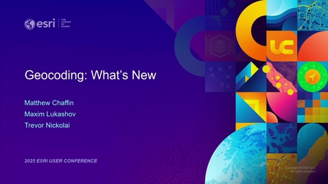 Thumbnail for Geocoding: What’s New