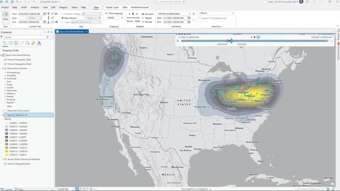 Thumbnail for Analyze iNaturalist Observations with Space Time Kernel Density in ArcGIS Pro