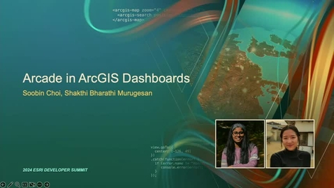 Thumbnail for Arcade in ArcGIS Dashboards