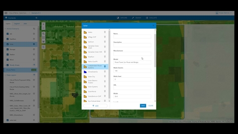 Thumbnail for ArcGIS GeoPlanner Solar Suitability Modeling: Design Types Solar