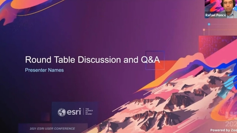 Thumbnail for entry Esri UC 2021 Maritime Special Interest Group Q&amp;A