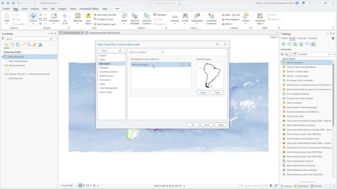 Thumbnail for Clip layers using a definition query in ArcGIS Pro