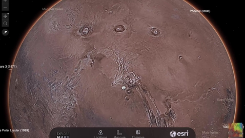 Thumbnail for Explore Mars with Mars 3D web app