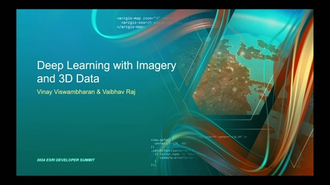 Thumbnail for entry Deep Learning with Imagery and 3D Data