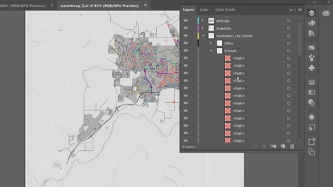 Thumbnail for entry ArcGIS Maps for Adobe® Creative Cloud® - Content Styling and Sync