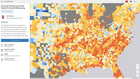Thumbnail for Redesigned Content Views for ArcGIS Hub Sites – Sneak Peek
