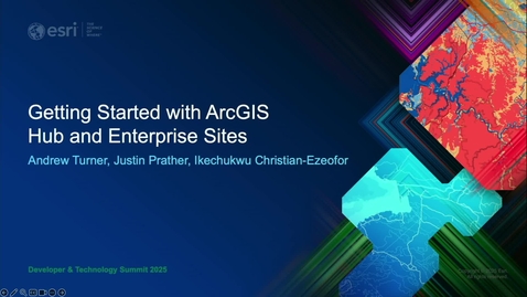 Thumbnail for Getting Started with ArcGIS Hub and Enterprise Sites