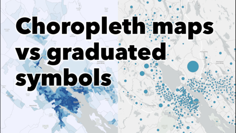 Thumbnail for Choropleth maps vs graduated symbols