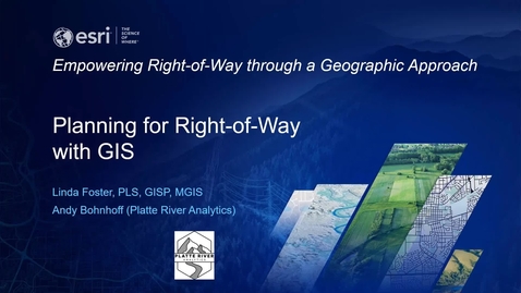 Thumbnail for entry GIS for Right-of-Way Planning