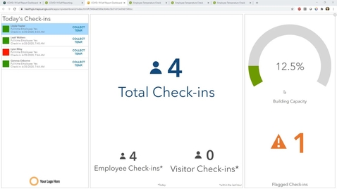 Thumbnail for entry COVID-19 Self-Reporting with ArcGIS