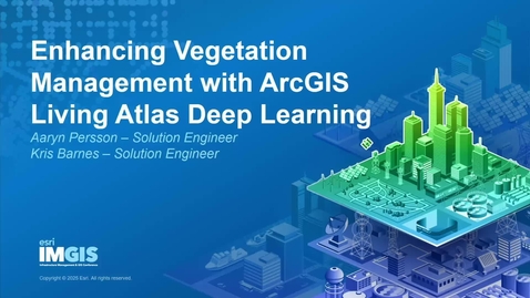 Thumbnail for Enhancing Vegetation Management with ArcGIS Living Atlas Deep Learning