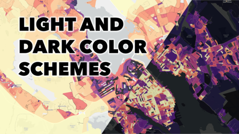 Thumbnail for entry Light and dark color schemes