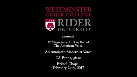 Thumbnail for 2017-02-24 Art Song Festival
