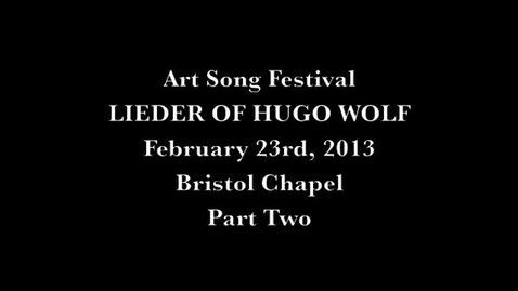 Thumbnail for 2013 Art Song Festival Night Two Part2 V2