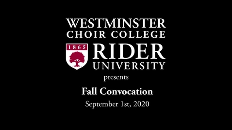 Thumbnail for 2020-09-01 WCC Fall Convocation