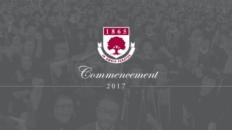 Thumbnail for entry Rider University 152nd Undergraduate Commencement Ceremony