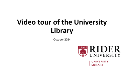 Thumbnail for Tour of the University Library