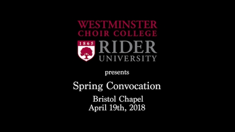Thumbnail for 2018 WCC Spring Convocation