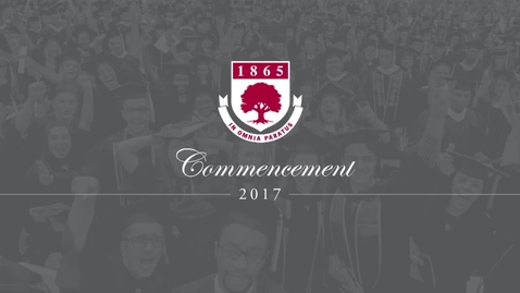 Thumbnail for entry Rider University 152nd Graduate &amp; College of Continuing Studies Commencement Ceremony