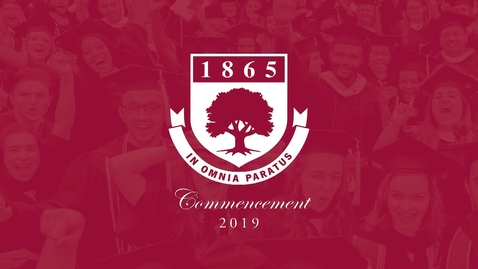 Thumbnail for entry Rider University 154th Graduate &amp; College of Continuing Studies Commencement 2019