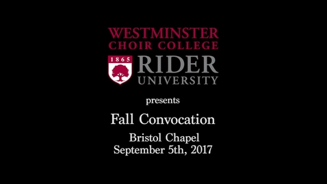Thumbnail for entry 2017-09-05_WCC_Fall_Convocation