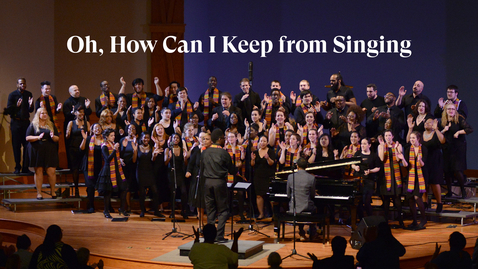 Thumbnail for entry Westminster Jubilee Singers - Oh How Can I Keep From Singing? 11/21/21