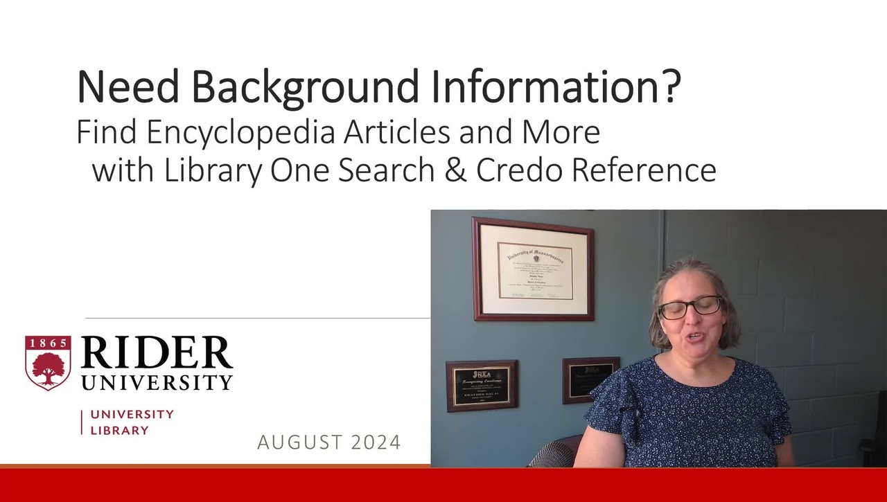 Need Background Information
