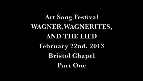 Thumbnail for 2013 Art Song Festival Night One Part 1
