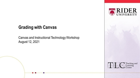 Thumbnail for Grading with Canvas