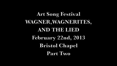 Thumbnail for 2013 Art Song Festival Night One Part 2