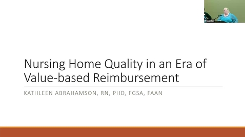 Thumbnail for K. Abrahamson - Nursing Home Quality