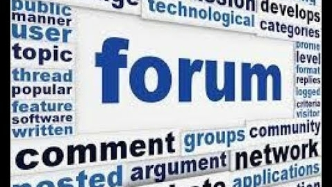 Thumbnail for Forums in Moodle