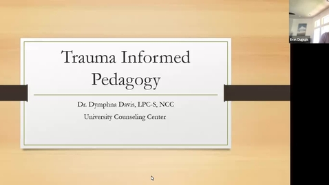 Thumbnail for Trauma Informed Pedagogy