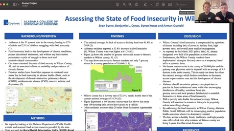 Thumbnail for entry Assessing the State of Food Insecurity in Wilcox, Al