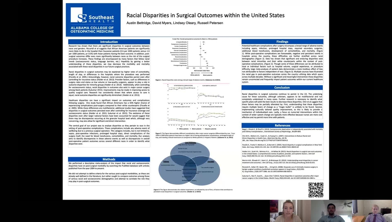 Racial Disparities in Surgical Outcomes in the US