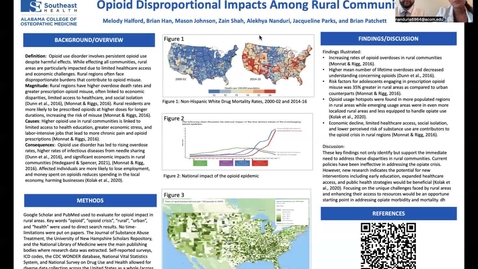 Thumbnail for Opioid Disproportional Impacts Among Rural Communities