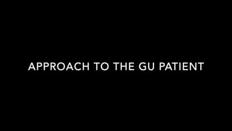 Thumbnail for entry Approach to GU Patient