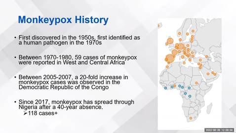 Thumbnail for entry Emerging Infectious Diseases: Monkeypox