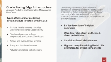 MSET2 Streaming Prognostics for IoT Telemetry on Oracle Roving Edge Infrastructure (Presented by Oracle Cloud Infrastructure) [SS33049]