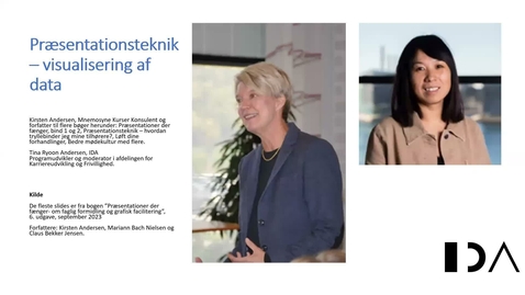 Thumbnail for Præsentationsteknik – visualisering af data