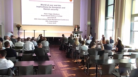 Thumbnail for World at war and the implications for European and Danish security