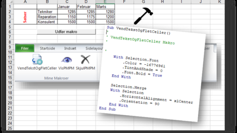 Thumbnail for Makroer I Excel