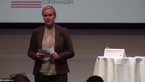 Thumbnail for Ny præsident i USA. Indledende bemærkninger ved IDAs formand Laura Klitgaard