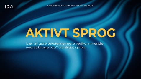 Thumbnail for Video 5: Tal til din deltager – og ikke om IDA